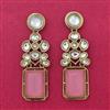 Indo Western Classic Earring With Mehndi Plating