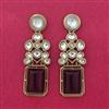 Indo Western Classic Earring With Mehndi Plating