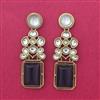 Indo Western Classic Earring With Mehndi Plating