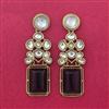Indo Western Classic Earring With Mehndi Plating
