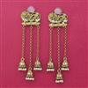 Indo Western Classic Earring With Mehndi Plating