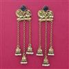 Indo Western Classic Earring With Mehndi Plating