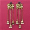 Indo Western Classic Earring With Mehndi Plating