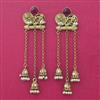 Indo Western Classic Earring With Mehndi Plating