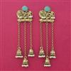 Indo Western Classic Earring With Mehndi Plating