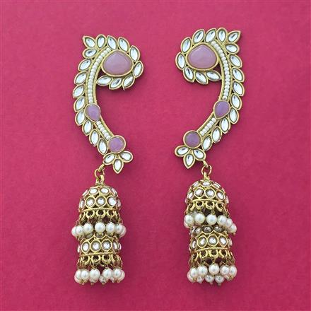 Indo Western Earcuff With Mehndi Plating