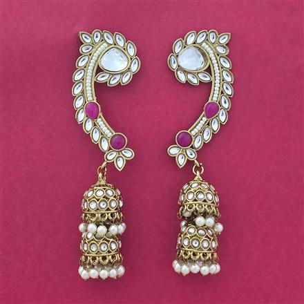 Indo Western Earcuff With Mehndi Plating