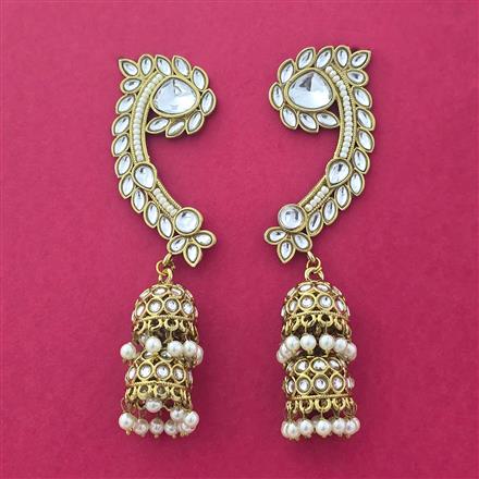 Indo Western Earcuff With Mehndi Plating