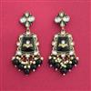 Indo Western Meenakari Earring With Mehndi Plating