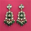 Indo Western Meenakari Earring With Mehndi Plating