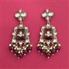 Indo Western Meenakari Earring With Mehndi Plating