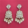 Indo Western Meenakari Earring With Mehndi Plating