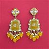 Indo Western Meenakari Earring With Mehndi Plating