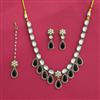 Indo Western Classic Necklace Set With Mehndi Plating