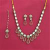 Indo Western Classic Necklace Set With Mehndi Plating