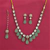 Indo Western Classic Necklace Set With Mehndi Plating