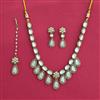 Indo Western Classic Necklace Set With Mehndi Plating