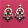 Indo Western Classic Earring With Mehndi Plating