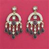 Indo Western Classic Earring With Mehndi Plating