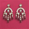 Indo Western Classic Earring With Mehndi Plating