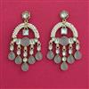 Indo Western Classic Earring With Mehndi Plating