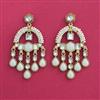 Indo Western Classic Earring With Mehndi Plating