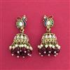 Indo Western Jhumki With Mehndi Plating
