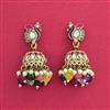 Indo Western Jhumki With Mehndi Plating