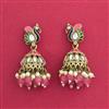 Indo Western Jhumki With Mehndi Plating