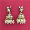 Indo Western Jhumki With Mehndi Plating