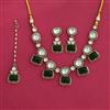Indo Western Classic Necklace Set With Mehndi Plating