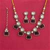 Indo Western Classic Necklace Set With Mehndi Plating