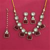 Indo Western Classic Necklace Set With Mehndi Plating