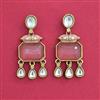 Indo Western Classic Earring With Mehndi Plating