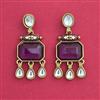 Indo Western Classic Earring With Mehndi Plating