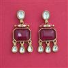 Indo Western Classic Earring With Mehndi Plating