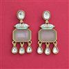 Indo Western Classic Earring With Mehndi Plating