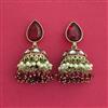Indo Western Jhumki With Mehndi Plating
