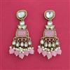 Indo Western Classic Earring With Mehndi Plating