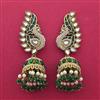 Indo Western Meenakari Earring With Mehndi Plating