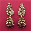 Indo Western Meenakari Earring With Mehndi Plating