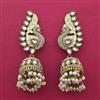 Indo Western Meenakari Earring With Mehndi Plating