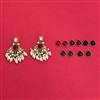 Indo Western Changeable Earring With Mehndi Plating