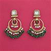 Indo Western Classic Earring With Mehndi Plating