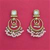 Indo Western Classic Earring With Mehndi Plating