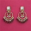 Indo Western Classic Earring With Mehndi Plating