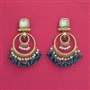 Indo Western Classic Earring With Mehndi Plating