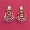 Indo Western Classic Earring With Mehndi Plating