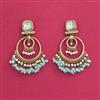 Indo Western Classic Earring With Mehndi Plating