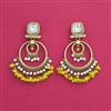 Indo Western Classic Earring With Mehndi Plating